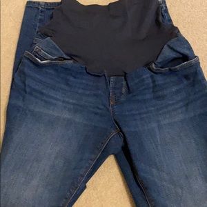 Rockstar skinny maternity jeans full panel